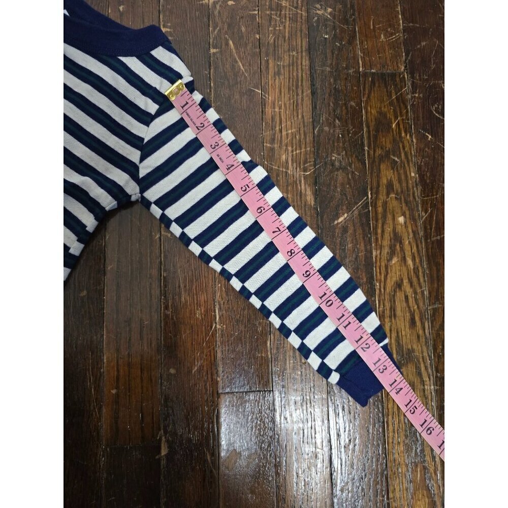 Vintage 90s Garanimals Blue Striped Tshirt size 4T - Picture 7 of 8